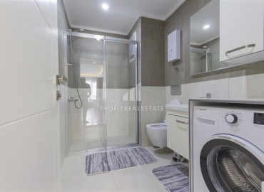 Меблированная квартира с одной спальней, 60м², в новом комплексе с отличным расположением в 200м от моря в Махмутларе, Алания ID-18178 фото-13