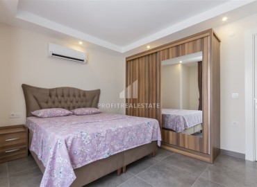 Меблированная квартира с одной спальней, 60м², в новом комплексе с отличным расположением в 200м от моря в Махмутларе, Алания ID-18178 фото-15
