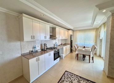 Видовой меблированный пентхаус с тремя спальнями, 140м², в резиденции с бассейном в районе Оба, Алания ID-18179 фото-6
