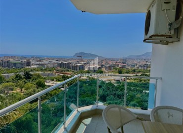Видовой меблированный пентхаус с тремя спальнями, 140м², в резиденции с бассейном в районе Оба, Алания ID-18179 фото-9