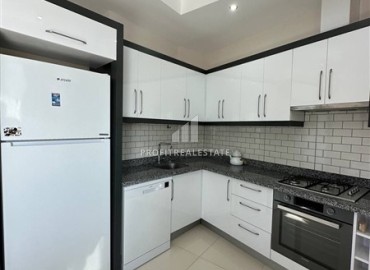 Готовая к проживанию, двухкомнатная квартира, 50м² в комплексе с инфраструктурой в 900м от моря в Авсалларе, Алания ID-18184 фото-5