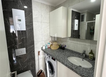 Готовая к проживанию, двухкомнатная квартира, 50м² в комплексе с инфраструктурой в 900м от моря в Авсалларе, Алания ID-18184 фото-7
