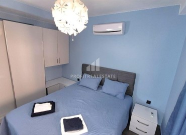 Уютная двухкомнатная квартира, 55м² в современном комплексе в самом центре Алании, в 80 метрах от пляжа Клеопатры ID-18195 фото-5