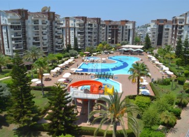 Линейная меблированная квартира с тремя спальнями, 136м², с видом на море, в элитном комплексе в Авсалларе, в 500м от моря ID-18206 фото-1