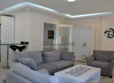 Линейная меблированная квартира с тремя спальнями, 136м², с видом на море, в элитном комплексе в Авсалларе, в 500м от моря ID-18206 фото-2