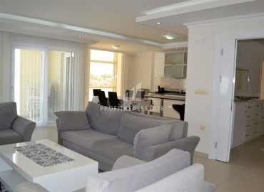 Линейная меблированная квартира с тремя спальнями, 136м², с видом на море, в элитном комплексе в Авсалларе, в 500м от моря ID-18206 фото-3