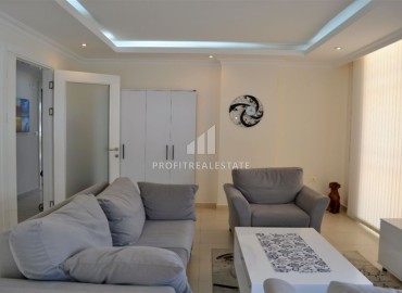 Линейная меблированная квартира с тремя спальнями, 136м², с видом на море, в элитном комплексе в Авсалларе, в 500м от моря ID-18206 фото-5