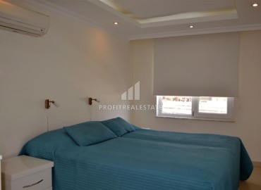 Линейная меблированная квартира с тремя спальнями, 136м², с видом на море, в элитном комплексе в Авсалларе, в 500м от моря ID-18206 фото-12