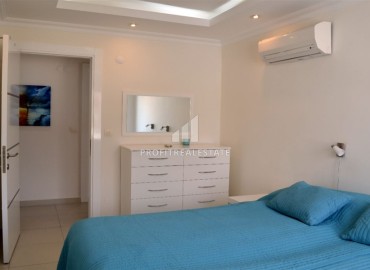 Линейная меблированная квартира с тремя спальнями, 136м², с видом на море, в элитном комплексе в Авсалларе, в 500м от моря ID-18206 фото-13