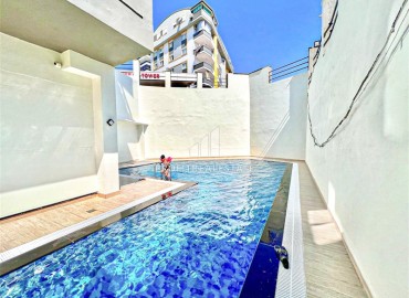 Квартира с одной спальней, 50м², в комплексе с хорошей инфраструктурой в Махмутларе, 600м от моря, Алания ID-18208 фото-19