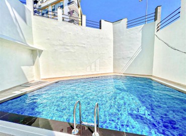 Квартира с одной спальней, 50м², в комплексе с хорошей инфраструктурой в Махмутларе, 600м от моря, Алания ID-18208 фото-20