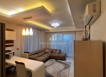 Элегантная видовая квартира с двумя спальнями, 118м², с видом на море в знаменитом комплексе Махмутлара, Алания ID-18216 фото-3