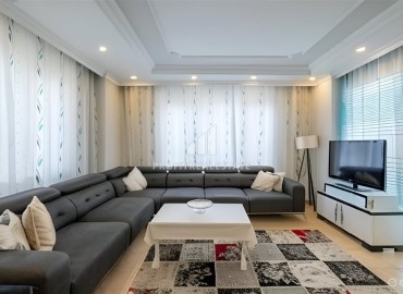 Уютная трехкомнатная квартира, 110м², в комплексе с бассейном в 400м от моря в районе Алании - Тосмур ID-18220 фото-2