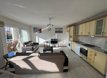 Необычный меблированный двухкомнатный дуплекс, 70м² в комплексе с бассейном в Оба, Алания, 300м от моря ID-18221 фото-2