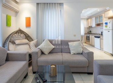 Центр района Оба: меблированная квартира 2+1, 115м², в комплексе с бассейном в 450м от моря ID-16087 фото-4