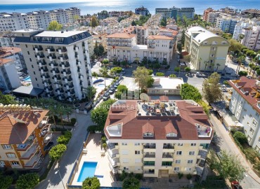 Центр района Оба: меблированная квартира 2+1, 115м², в комплексе с бассейном в 450м от моря ID-16087 фото-19