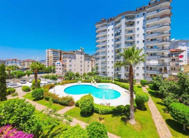 Уютная трехкомнатная квартира, 110м², с видом на горы в комплексе с бассейном в Джикджилли, Алания ID-18226 фото-1