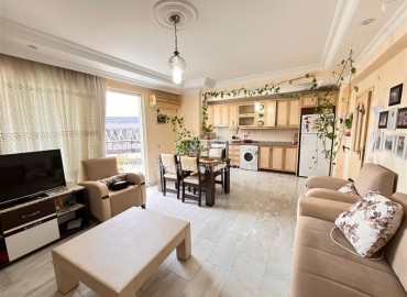 Уютная трехкомнатная квартира, 110м², с видом на горы в комплексе с бассейном в Джикджилли, Алания ID-18226 фото-4