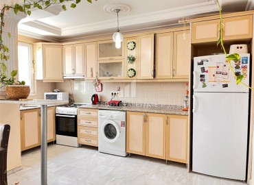 Уютная трехкомнатная квартира, 110м², с видом на горы в комплексе с бассейном в Джикджилли, Алания ID-18226 фото-5