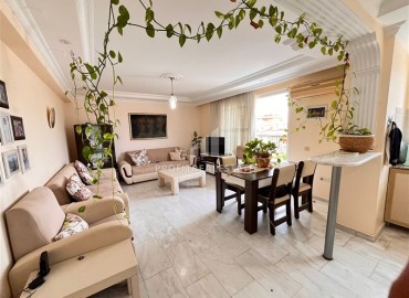 Уютная трехкомнатная квартира, 110м², с видом на горы в комплексе с бассейном в Джикджилли, Алания ID-18226 фото-6