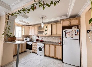 Уютная трехкомнатная квартира, 110м², с видом на горы в комплексе с бассейном в Джикджилли, Алания ID-18226 фото-7