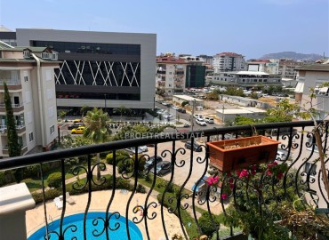 Уютная трехкомнатная квартира, 110м², с видом на горы в комплексе с бассейном в Джикджилли, Алания ID-18226 фото-9