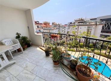 Уютная трехкомнатная квартира, 110м², с видом на горы в комплексе с бассейном в Джикджилли, Алания ID-18226 фото-10