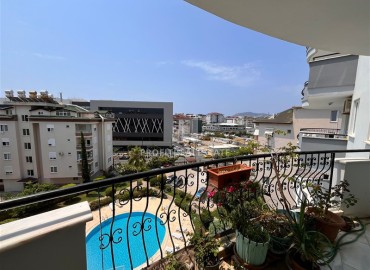 Уютная трехкомнатная квартира, 110м², с видом на горы в комплексе с бассейном в Джикджилли, Алания ID-18226 фото-11