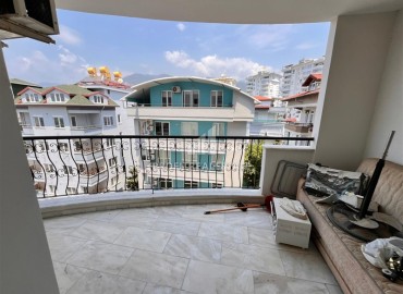 Уютная трехкомнатная квартира, 110м², с видом на горы в комплексе с бассейном в Джикджилли, Алания ID-18226 фото-19