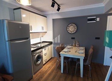 Симпатичная двухкомнатная квартира, 55м², в уютном комплексе в 350м от моря в центре района Оба, Алания ID-18012 фото-6