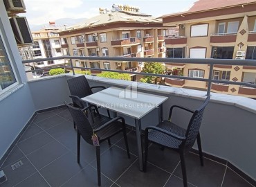 Симпатичная двухкомнатная квартира, 55м², в уютном комплексе в 350м от моря в центре района Оба, Алания ID-18012 фото-10