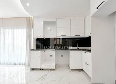 Фешенебельная двухуровневая квартира без мебели 157 м2, с тремя спальнями, с видом на море, в районе Бекташ, Аланья ID-13436 фото-7