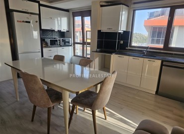 Меблированный четырёхкомнатный пентхаус, 210м², в новом комплексе с бассейном в 500м от моря в Авсалларе, Алания ID-18234 фото-4