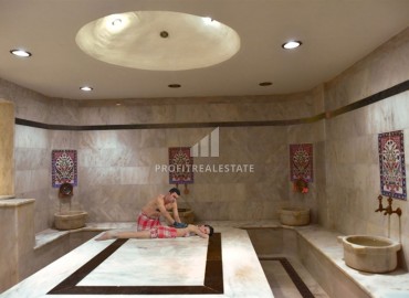 Меблированная двухкомнатная квартира, 40м² с видом на Аланийскую крепость в центре Алании, в уютном комплексе под ВНЖ ID-18238 фото-11