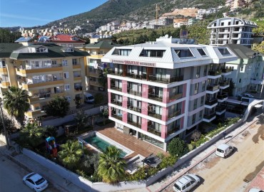 Меблированная квартира с одной спальней, 60м², в комфортабельном комплексе в 400м от пляжа Клеопатры, Алания ID-18244 фото-1