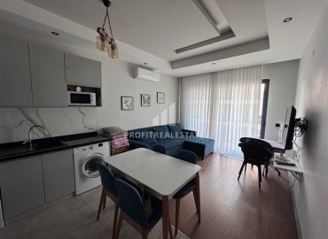 Меблированная квартира с одной спальней, 60м², в комфортабельном комплексе в 400м от пляжа Клеопатры, Алания ID-18244 фото-3