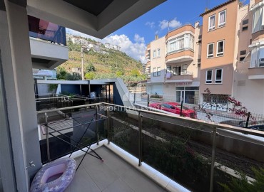 Меблированная квартира с одной спальней, 60м², в комфортабельном комплексе в 400м от пляжа Клеопатры, Алания ID-18244 фото-10