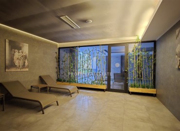 Меблированная квартира с одной спальней, 60м², в комфортабельном комплексе в 400м от пляжа Клеопатры, Алания ID-18244 фото-17