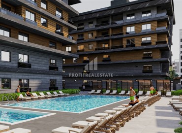 Инвестиционный проект: линейные квартиры и дуплексы, 50-180м², с рассрочкой от застройщика в Анталии, Сарысу ID-18255 фото-14