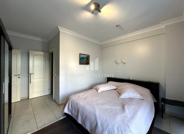 Меблированная квартира с двумя спальнями, 110м² в уютном комплексе в тихом районе Алании – Джикджилли под ВНЖ ID-18256 фото-14