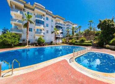 Элегантные меблированные апартаменты 2+1, 120м², в резиденции с бассейном в районе Оба, Алания, под ВНЖ ID-18258 фото-1