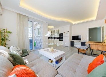 Элегантные меблированные апартаменты 2+1, 120м², в резиденции с бассейном в районе Оба, Алания, под ВНЖ ID-18258 фото-2