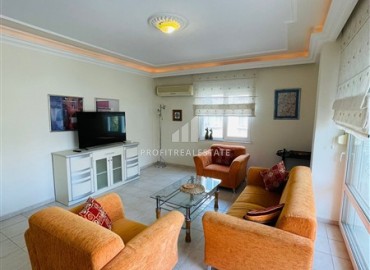 Центр Алании под ВНЖ: меблированная трехкомнатная квартира, 95м², в комплексе с бассейном в 900м от моря ID-18259 фото-3