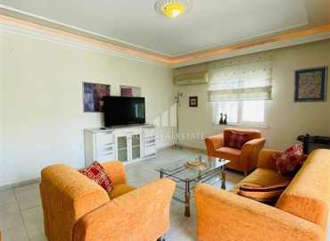 Центр Алании под ВНЖ: меблированная трехкомнатная квартира, 95м², в комплексе с бассейном в 900м от моря ID-18259 фото-5