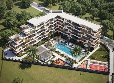 Новый инвестиционный проект премиум класса в Анталии, Алтынташ: квартиры 53-83,5м² и офисы 91м² в 3км от моря ID-18260 фото-1