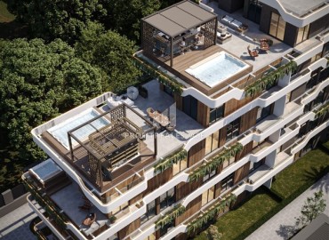 Новый инвестиционный проект премиум класса в Анталии, Алтынташ: квартиры 53-83,5м² и офисы 91м² в 3км от моря ID-18260 фото-3