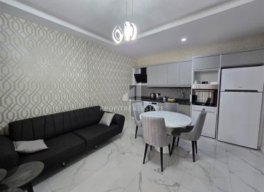 Стильная квартира с одной спальней, 50м², в новом комплексе премиум класса в центре Махмутлара, Алания ID-18262 фото-3