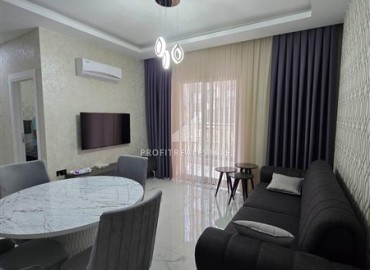 Стильная квартира с одной спальней, 50м², в новом комплексе премиум класса в центре Махмутлара, Алания ID-18262 фото-4