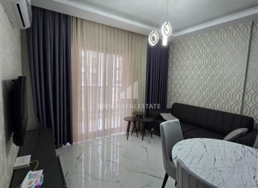 Стильная квартира с одной спальней, 50м², в новом комплексе премиум класса в центре Махмутлара, Алания ID-18262 фото-5