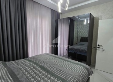 Стильная квартира с одной спальней, 50м², в новом комплексе премиум класса в центре Махмутлара, Алания ID-18262 фото-7